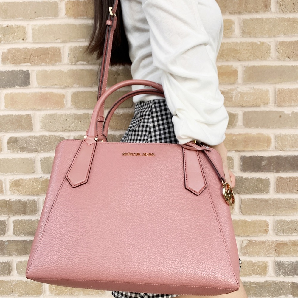 ‼️SALE‼️Michael kors large satchel rose pink - Picture 3 of 5